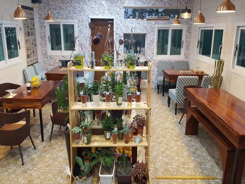 Wind Jeju Cafe & Pension Szogüpho Kültér fotó
